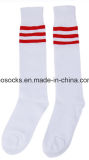 2017 Striped Classic Design Sport Over Knee Pure Cotton Soccer Socks