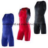 Professional High Quality Men Sleeveless Lycra Triathlon Suit/Wet Suit