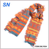 New Design Ladies Knitted Warm Scarf Wholesale 2017 Acrylic Shawl