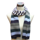 Fashion Acrylic Knitted Striped Children Scarf (YKY4319)