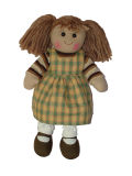 Cute Baby Doll Plush Rag Doll with Cloth