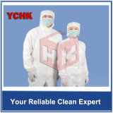 Hospital/Industry/Cleanroom ESD Garment Antistatic Overalls Hooded Work Clothing Smock and Cap