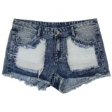 Ladeis Popular & Good Washing Wholesale Short Jeans (MY-035)