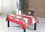 Christmas Disposable PVC Material Plastic Tablecloth/Table Cover/Table Runner