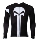 Patterned Fashion Skulls Men's Breathable Quick Dry Cycling Jersey