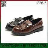 New Design Flat Small Leather Tassel Loafers Shoes