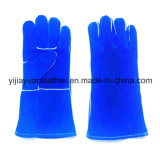 Cow Split Leather Welding Gloves with Kevlar Stitching