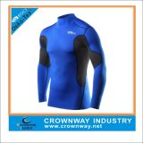 Men's Blue Compression Athletic Running Gear with Custom Logo