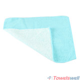 Blue Cotton Microfiber Cleaning Towel