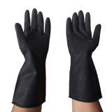 Sun Brand Black Heavy Duty Inustdrial Latex Gloves