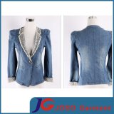 Lace Collar with Beaded New Style Women Jean Suite (JC4026)