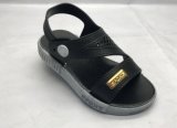 Children PVC/Pcu Leather Comfortable Light Sport Sandals (21go1606)