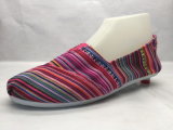 Fashion Espadrilles Canvas Colorful Shoes (23LG1703)