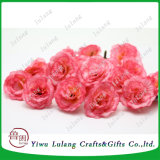 Artificial Silk Mini Tea Rose Flower Heads for Dress Decoration