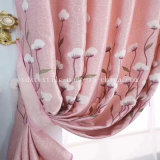 Common Bombax Flower Design Voile Sheer Curtain
