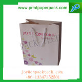 Luxury Recycled Top Quality Twisted Customized Retail Shopping Paper Bag with Handle