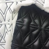 2018 Fashion Embroidery Artificial Leather + Sponge Fabric
