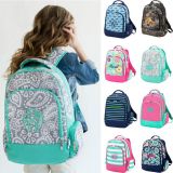 Personalized Flower Fashion School Student Tote Bag Kid Backpack Bookbag