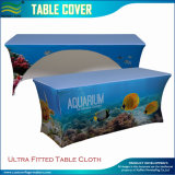 Fast Delivery Cmyk Printing Ultra Fitted Stretch Elastic Table Cover