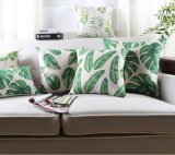 Tropical Pillow Cover Case Vintage Green Jungle Leaves Cushion Pillow