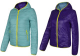 Women's Double Sides Wearing Windproof Primaloft Insulation Jacket