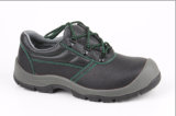 Black Leather Steel Toe Cap Safety Shoes (SN5212)