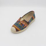New Fashion Comfortable Women/Lady Flat Canvas Casual Injection Shoes