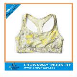 Wholesale Sexy Ladies Comfortable Yoga Sports Bra with Sublimation Printing