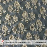 Gold Metallic Indian Lace Fabric for Sale (M5413-J)