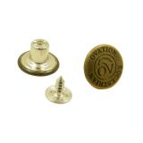 Custom Diecasting Zinc Alloy Metal Button