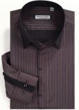 Men's Cotton Stripe Business Shirts (H131001)