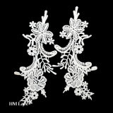 embroidery Lace in Pairs for Jeans Flower Pair Lace Collar D005
