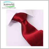 140*7.5cm Black Blue Red Polyester Necktie