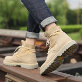 High Quality Leather Men's Beige Cheap Military Tactical Desert Boots Military Desert Shoes