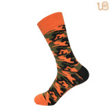 Bright Color Cotton Camouflage Sock for Men