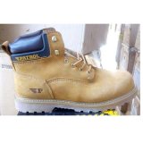 Hot Sold Outdoor Worker Leather/PU Footwear Safety Shoes