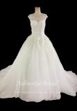 Aolanes Bridal 3D Lace Ball Gown Wedding Dress