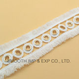 Cotton and Silver Copper Material Eyelet Lace Eyelet Garment Accessories