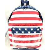 Fashion American Style Flag Pattern School Kid Backpack Travel Shopping Bag with Good Quality & Competitive Price (GB#20081)