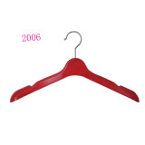 Red Color Custom No Slip Plastic  Hangers  for  Clothes