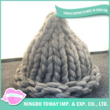 Women Kids Chunky Wool Yarn Winter Knit Hat