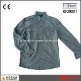 Men's Army Style 100% Nylon Long Sleeve Workwear Shirt