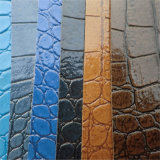 Bright Color Crocodile PVC Leather for Bags Chairs Decoration