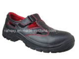 Hot Red Stitching Sandal Style Safety Shoes (HQ05029-1)
