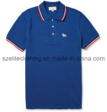 Men's 100 Cotton Blue Polo Shirt (ELTMPJ-39)