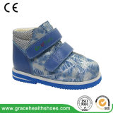 Fashionable Design Kids Orthopedic Shoes Children Support Leather Shoes