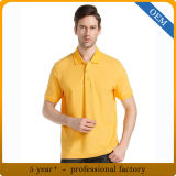 Design Adult Cotton Pique Yellow Polo Shirt