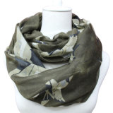 Lady Fashion Polyester Voile Infinity Scarf (YKY1018)