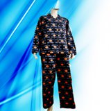 100% Cotton Allover Print Flannel Lady's Pajamas