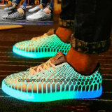 Fashion Men's Outdoor Running Skateboard Leisure Shoes with LED Light
